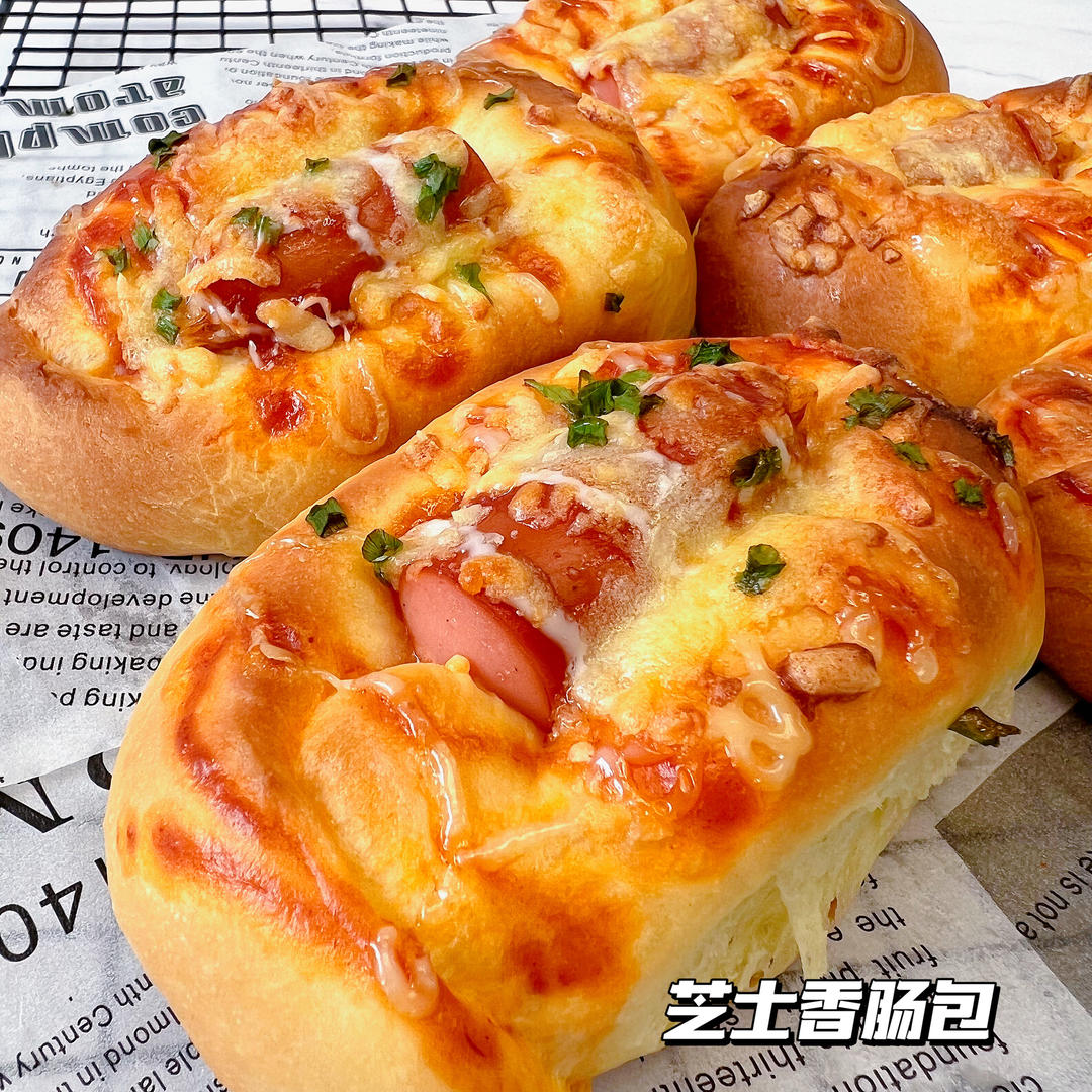一个面团撑起一家店的台式面包—香肠面包