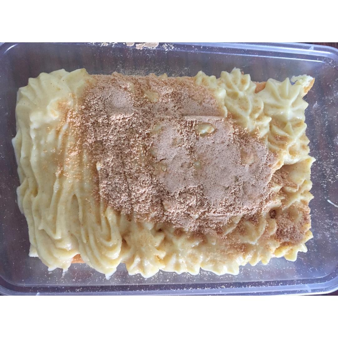 日式豆乳盒子蛋糕