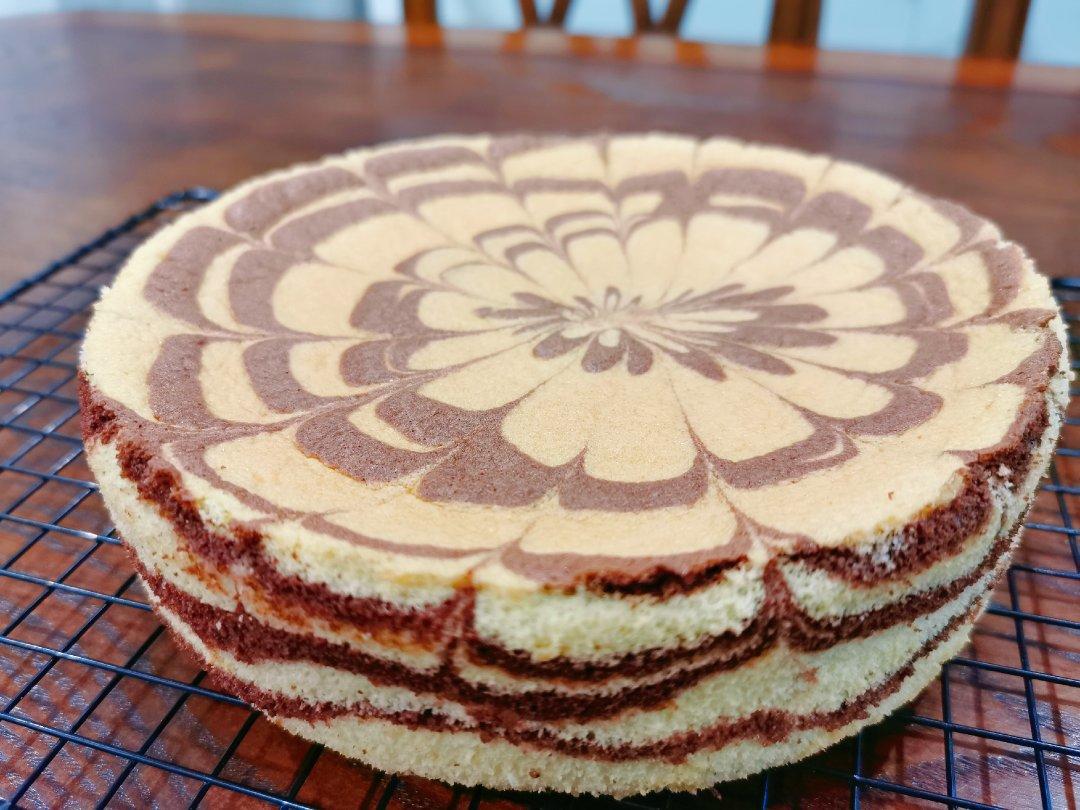 斑马纹戚风蛋糕