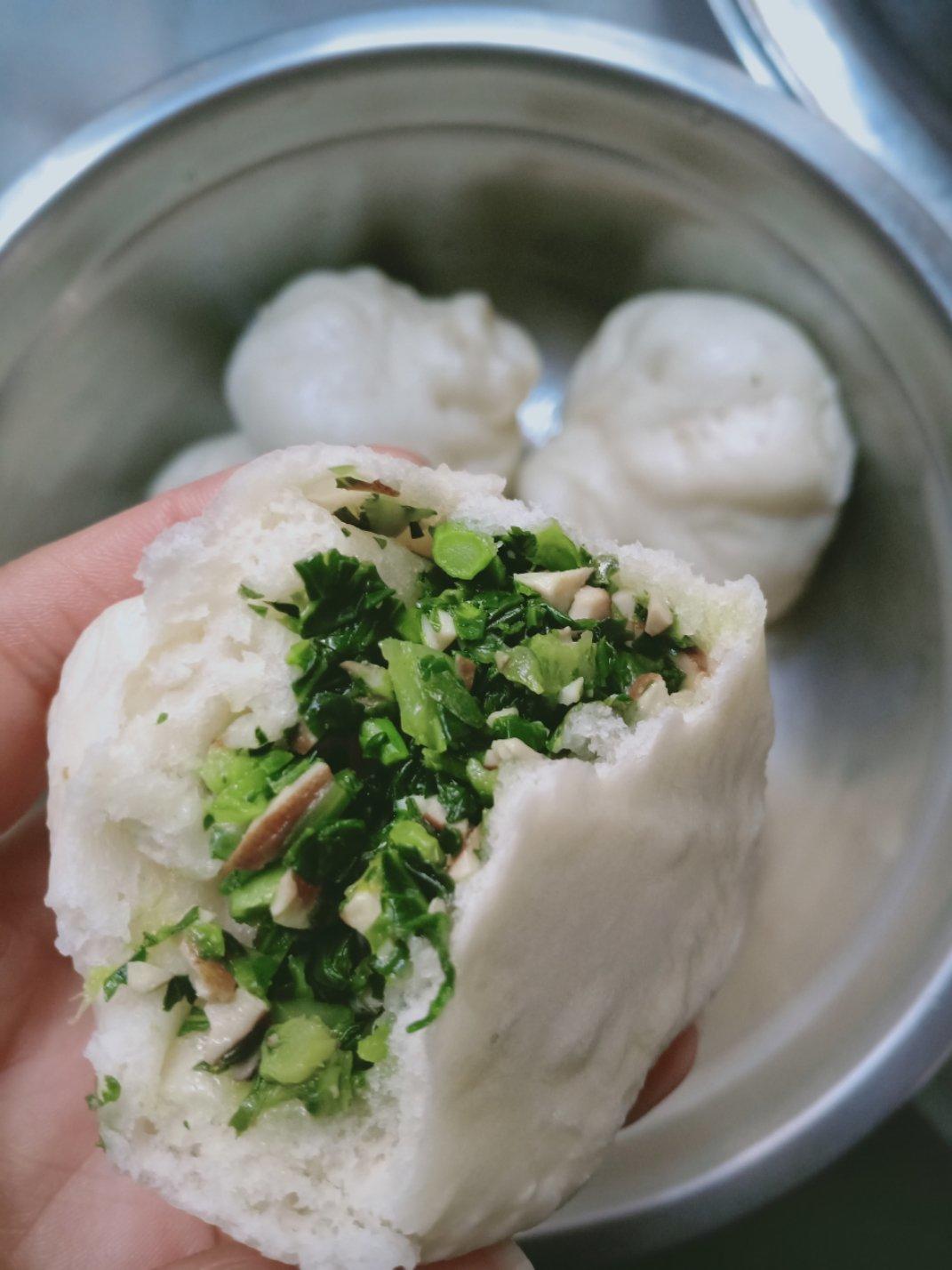 节省一半时间的大包子（另付翠绿菜包子，肉包子，腹黑包子食谱）