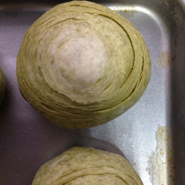 蛋黄酥~紫薯、抹茶、原味~花好月圆，中秋快乐~内附一次做六色蛋黄酥方法~