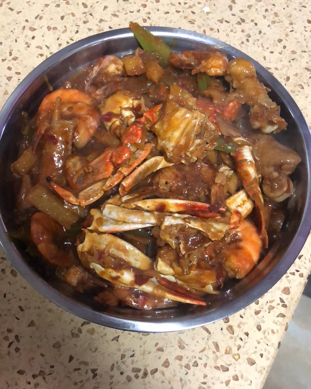 蟹肉煲