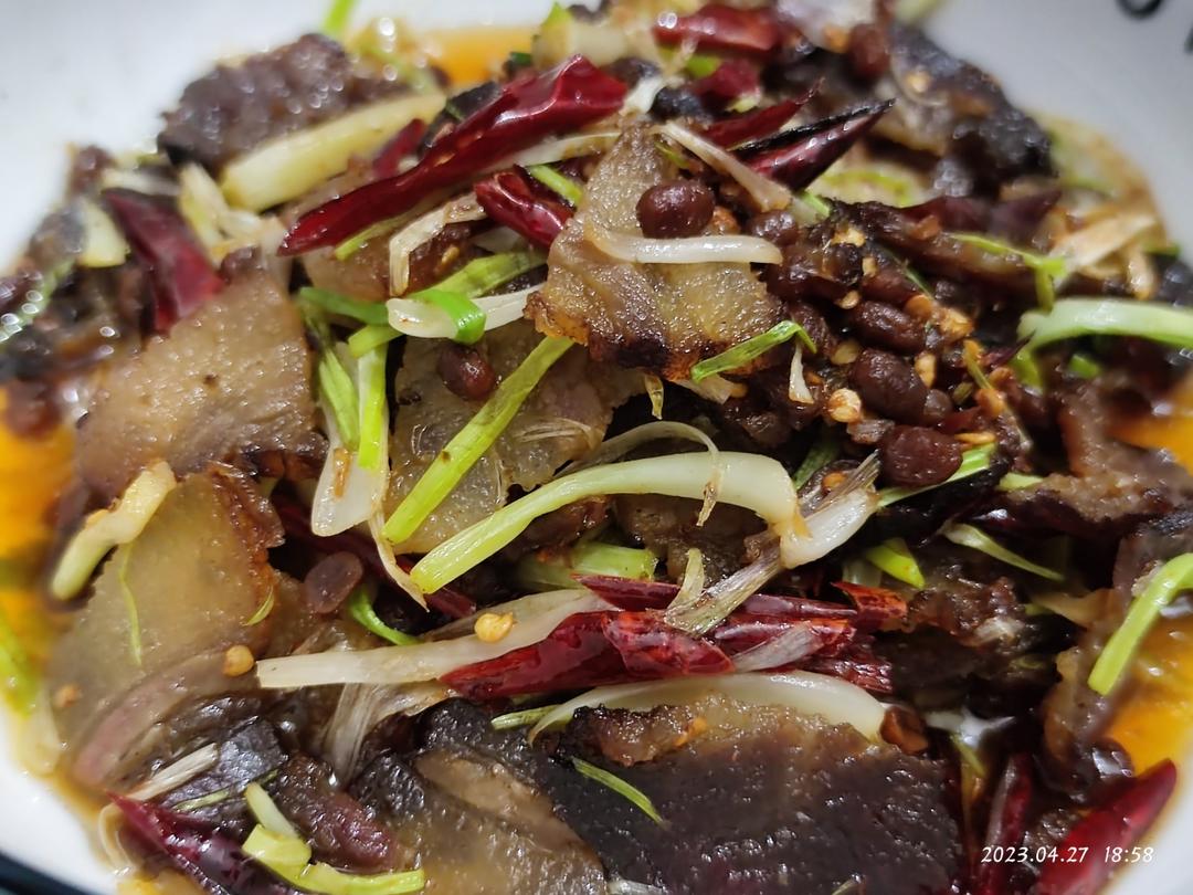荞头炒腊肉