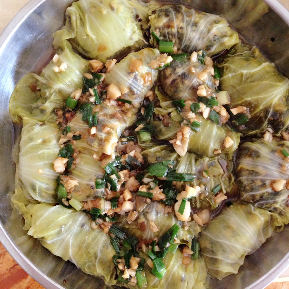 肉酿白菜卷