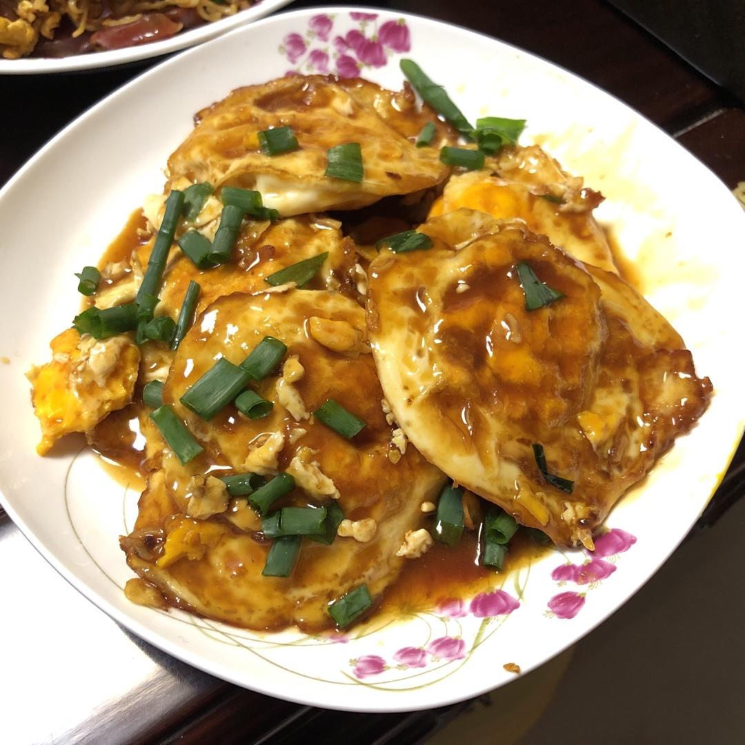 1⃣️分钟学会巨好吃的糖醋荷包蛋❗️