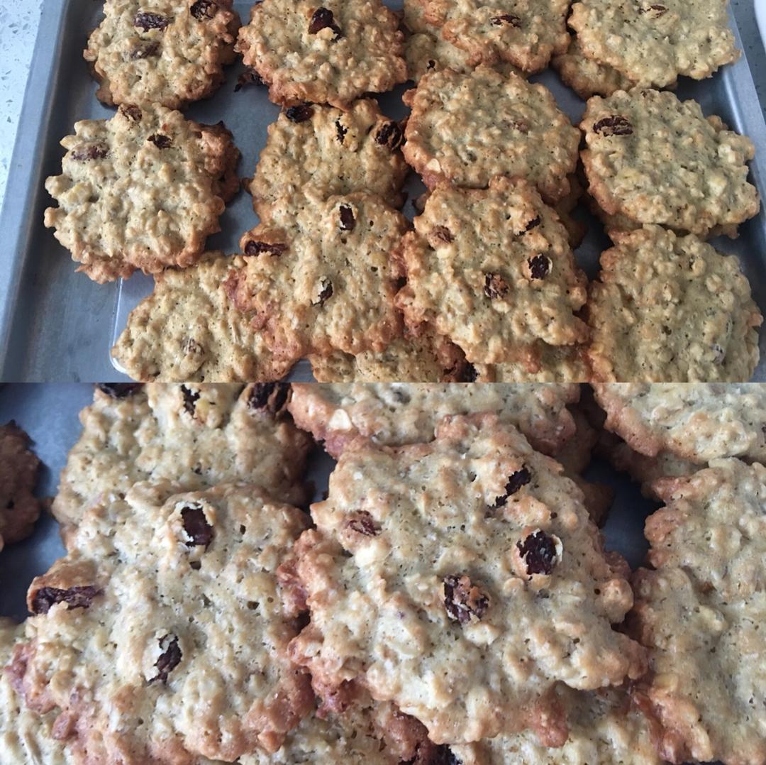 葡萄干麦片曲奇 Oats Cookies
