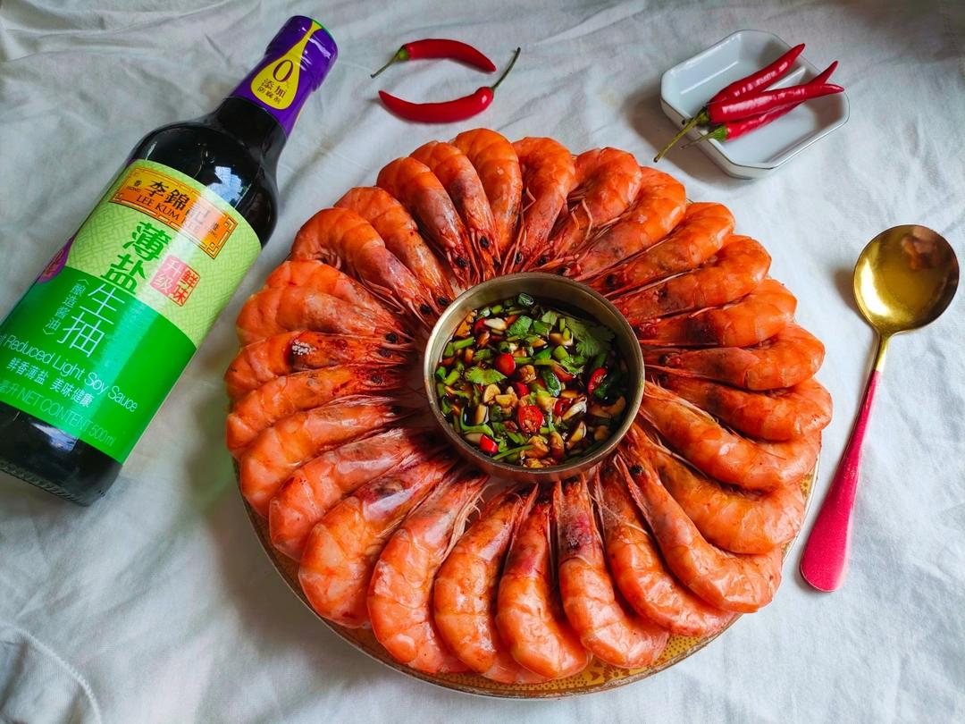 大虾这样做鲜嫩Q弹 | 再配上经典蘸料～直接被惊艳！