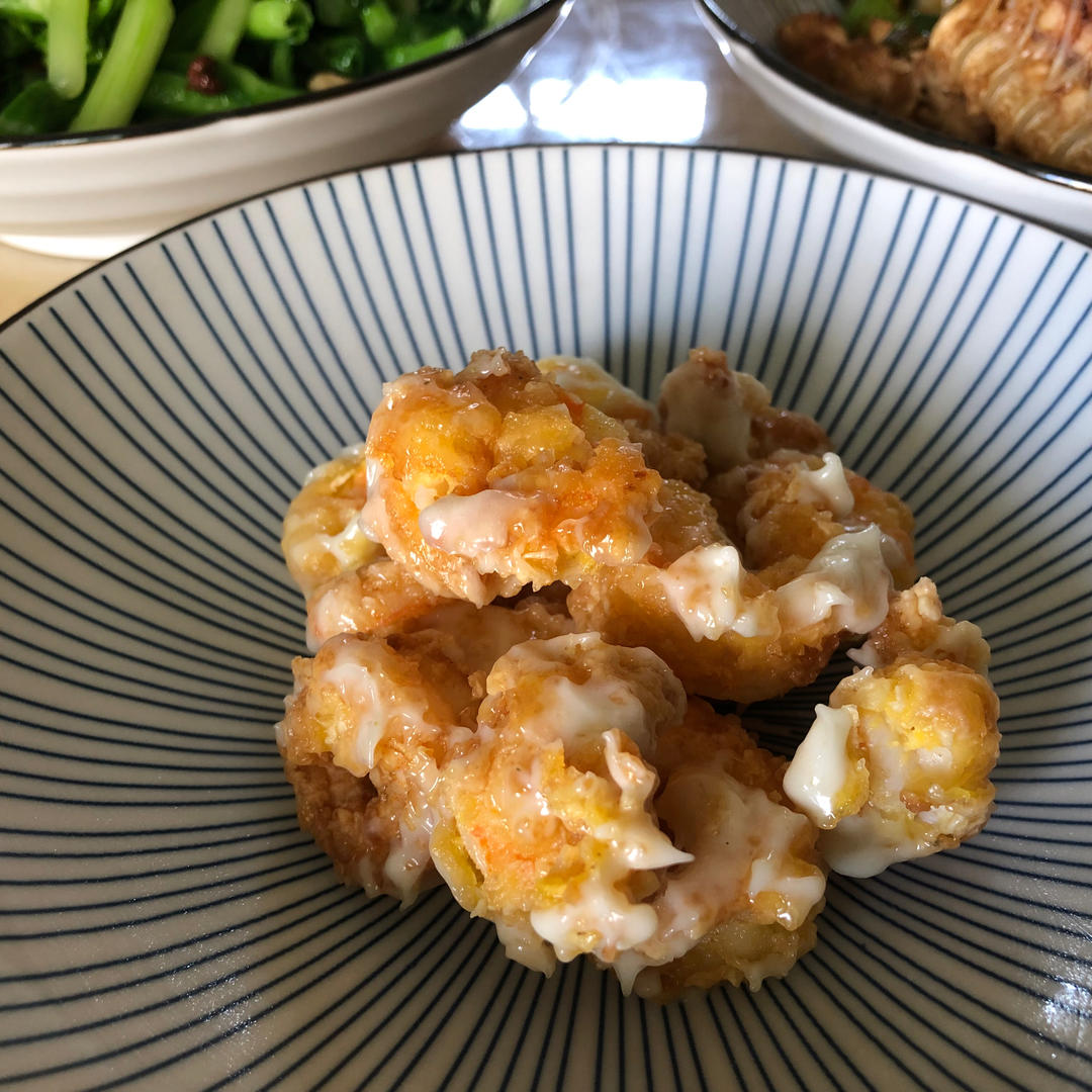 柏悦平替版芥末虾球