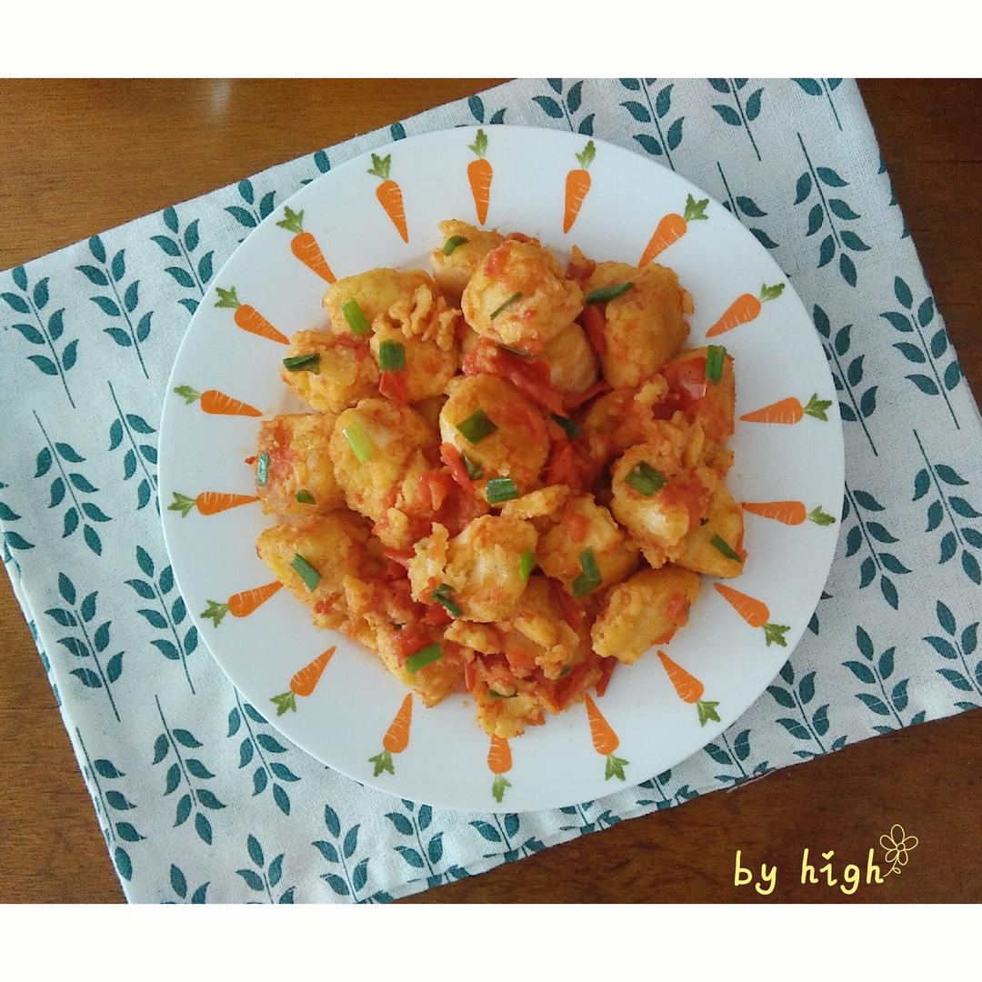 西红柿炒馒头粒