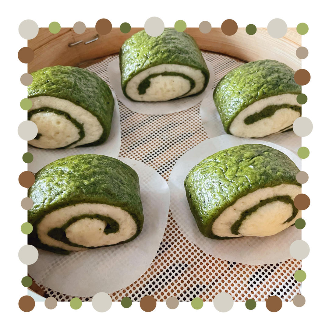 双色馒头（可可粉）