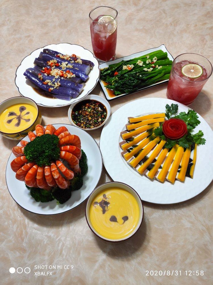 白灼虾的简单做法【分享美丽壮观的摆盘】