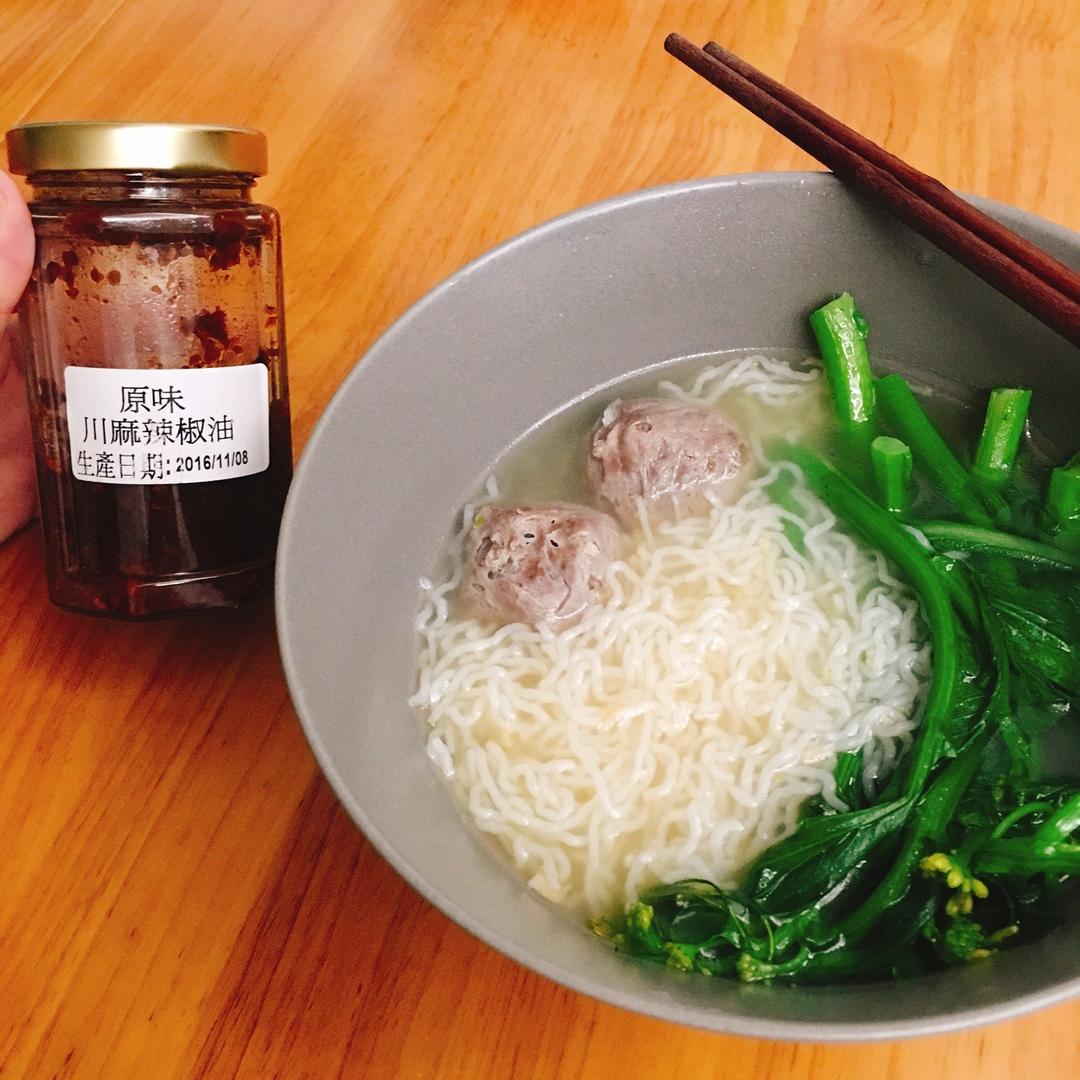 一碗朴素的牛肉丸面