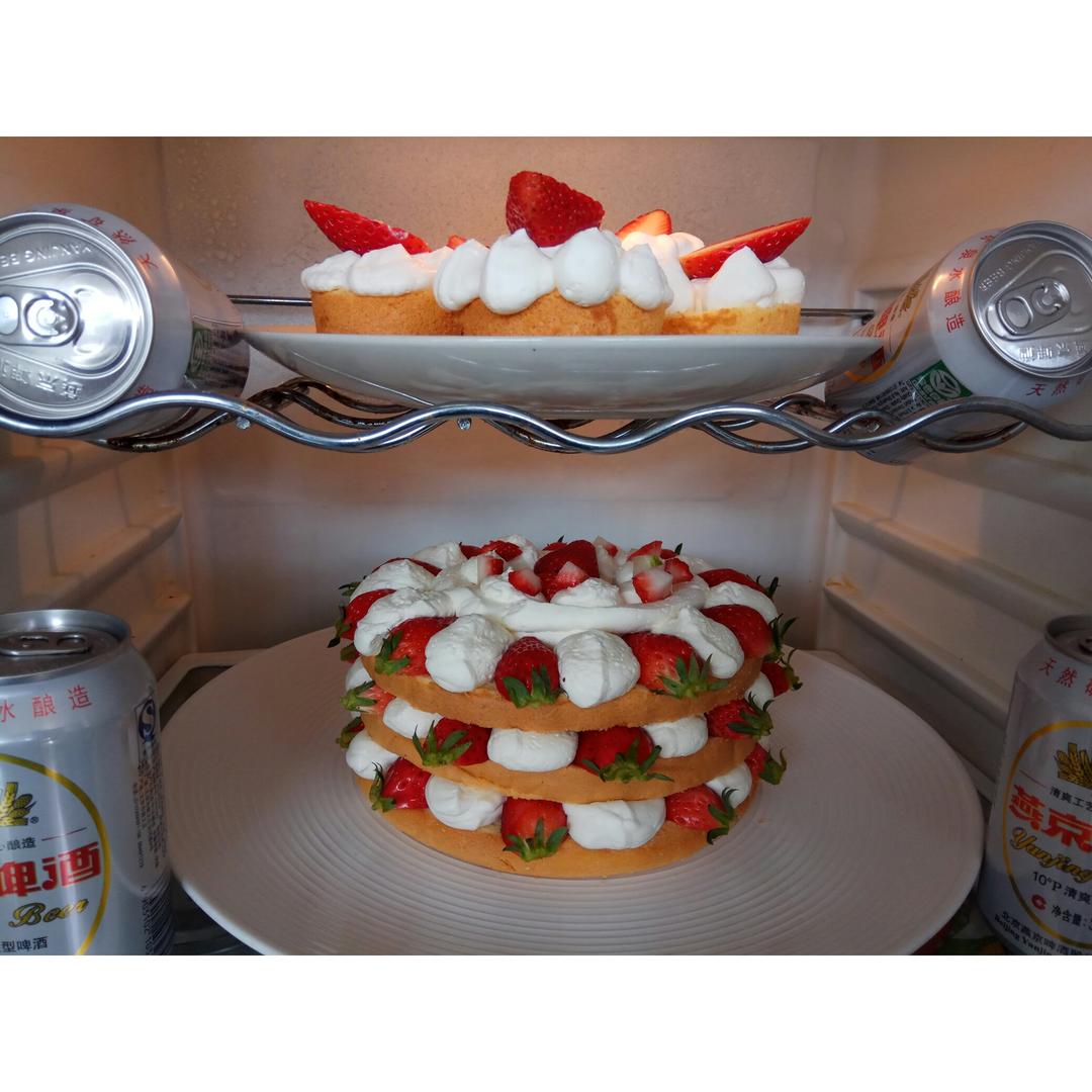 超好记八寸戚风蛋糕（后蛋法）