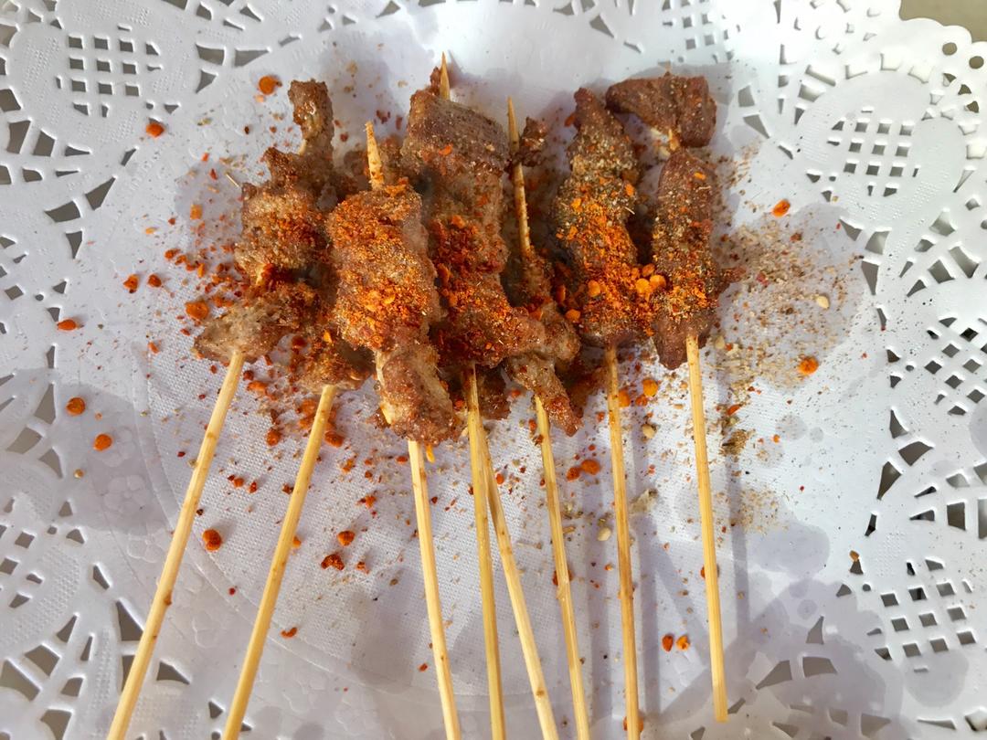 回忆中的挂糊小鸡肉串