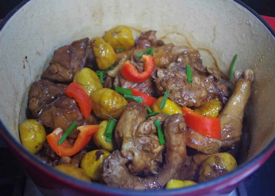 立冬的一餐｜栗子焖鸡&糖烤栗子