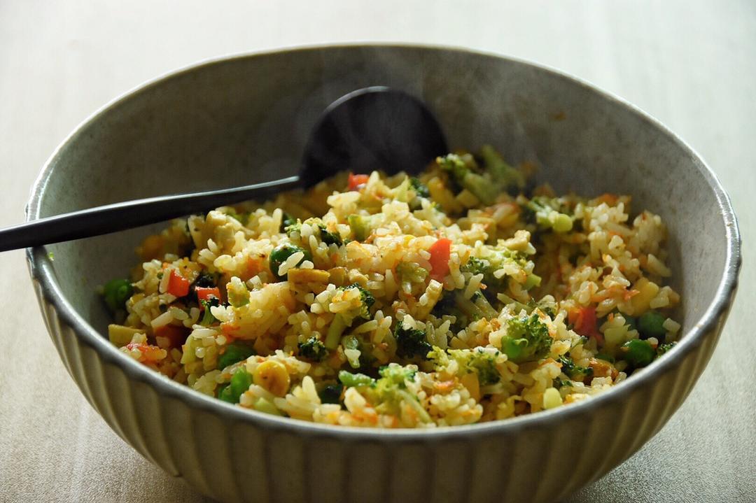 🌈蔬食彩虹炒饭
