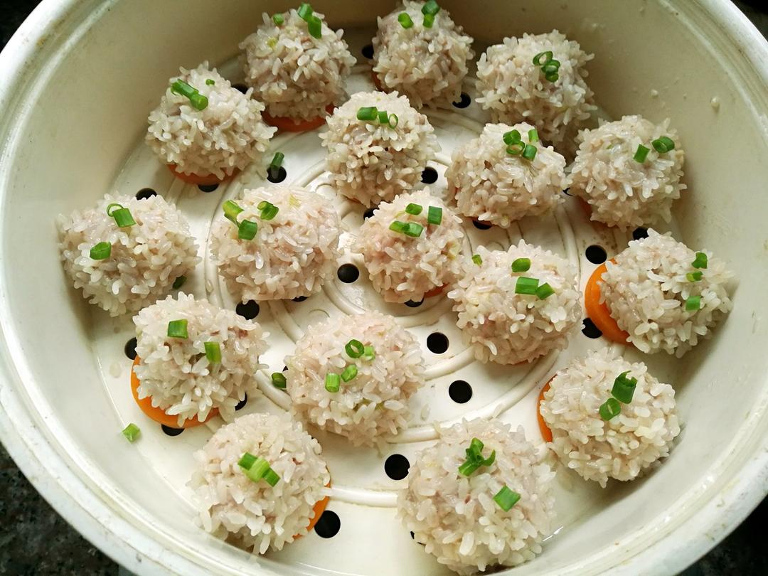 蒸糯米丸子