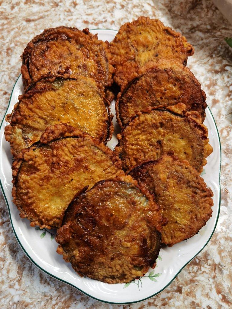 酥炸茄盒￨外酥里嫩