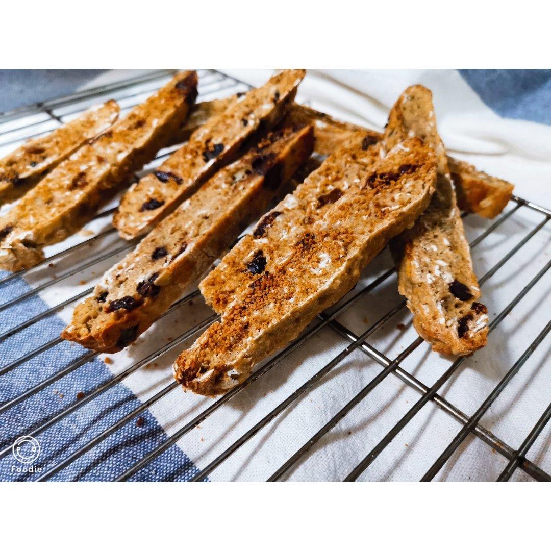 【健康零食】香蕉燕麦意式脆饼
