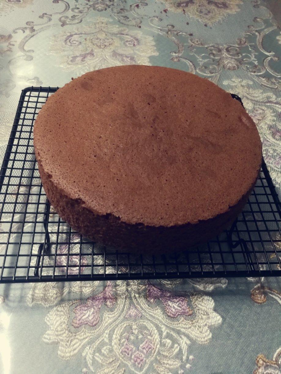8寸可可戚风蛋糕
