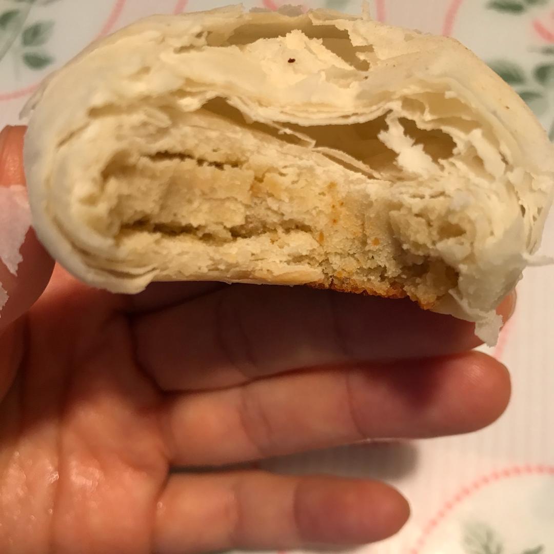 酥皮绿豆饼   酥得掉渣渣