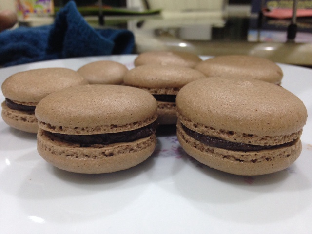 最容易成功的chocolate macarons 巧克力马卡龙