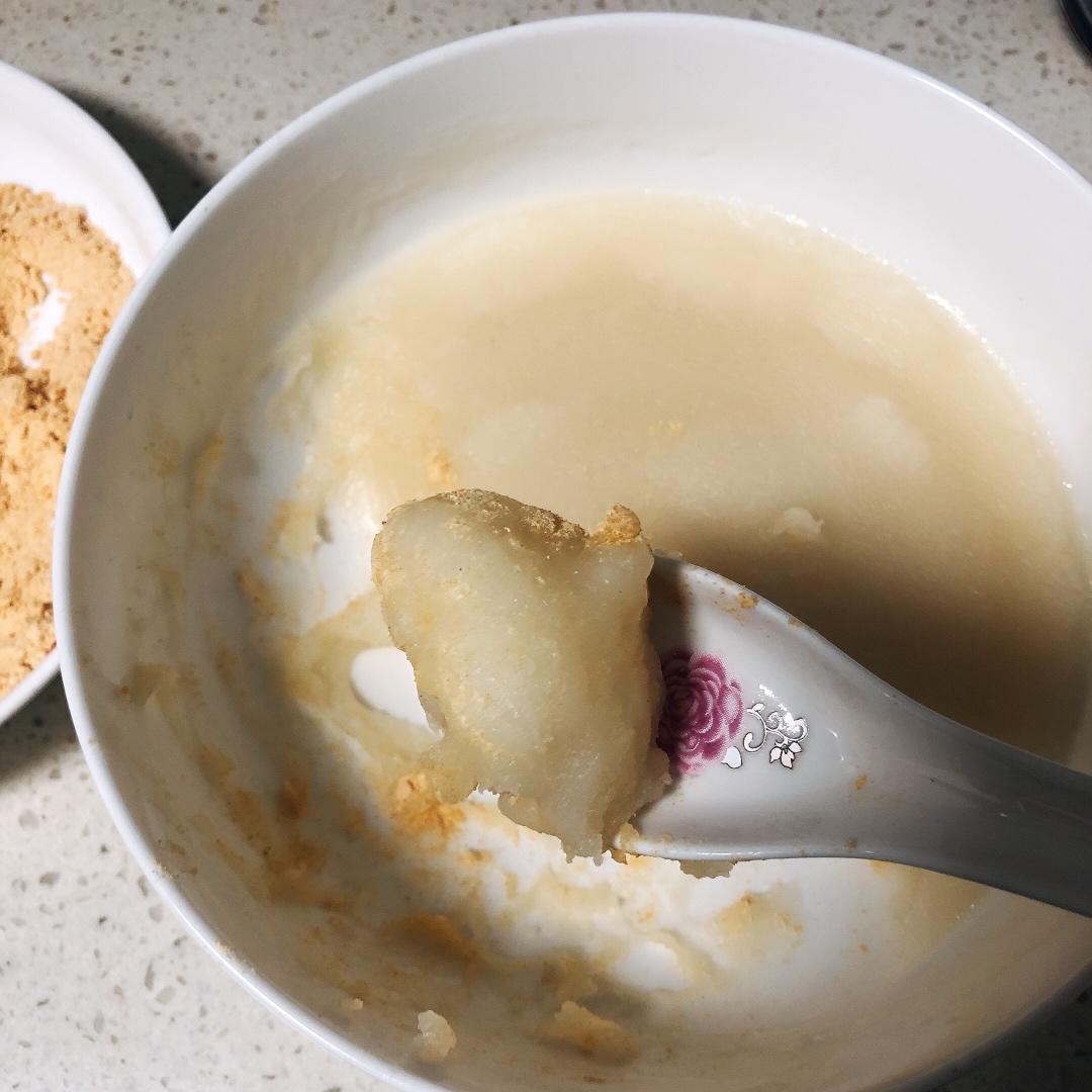 糍粑，糯米糍，黄豆粉粘糯米球【附上黄豆粉的做法】