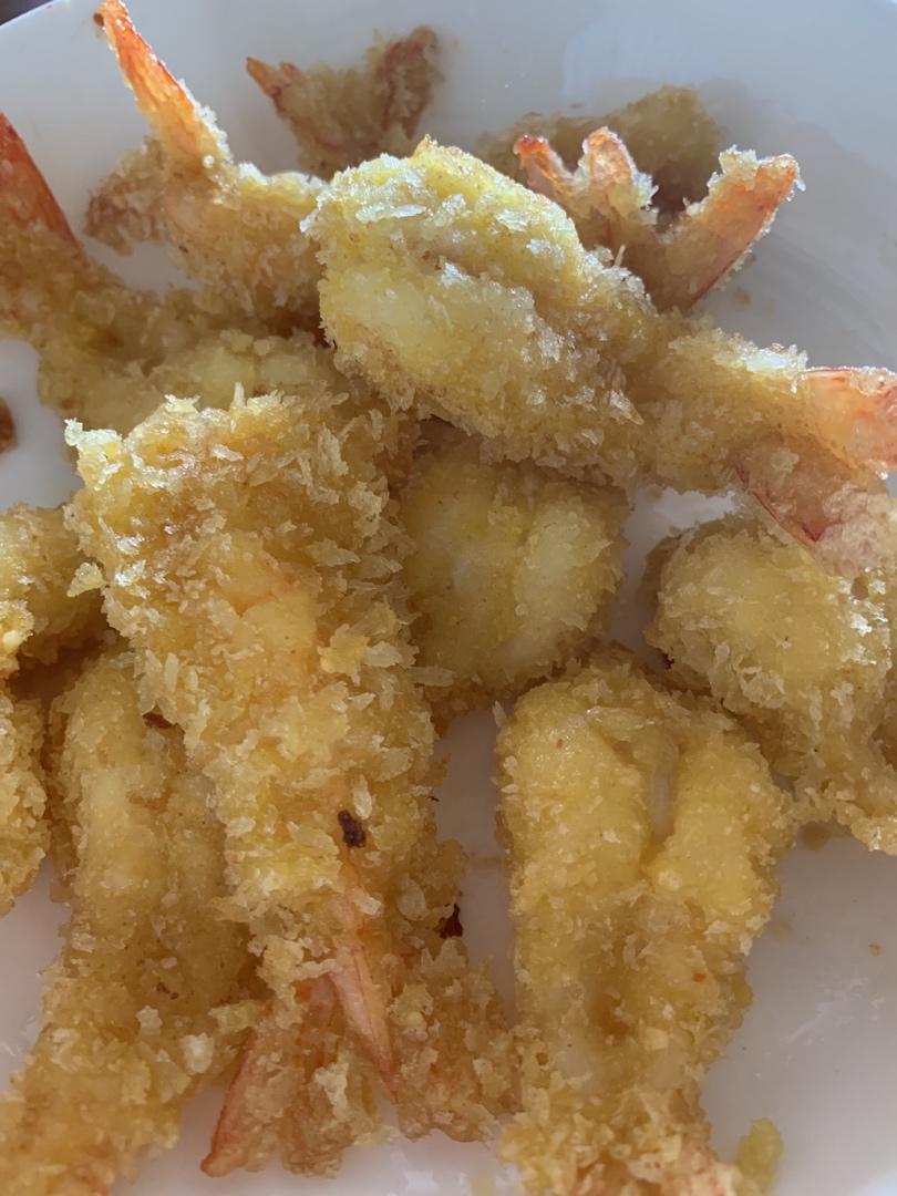 面包糠炸虾