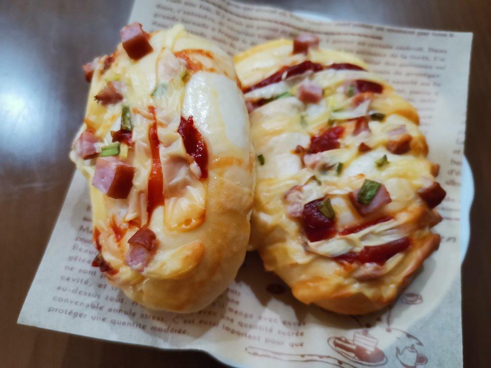 香葱火腿肉松面包