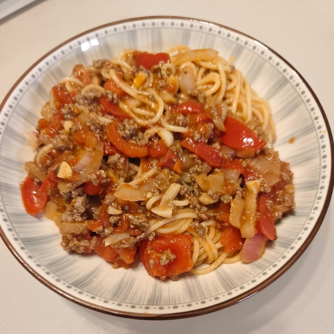 番茄肉酱意面