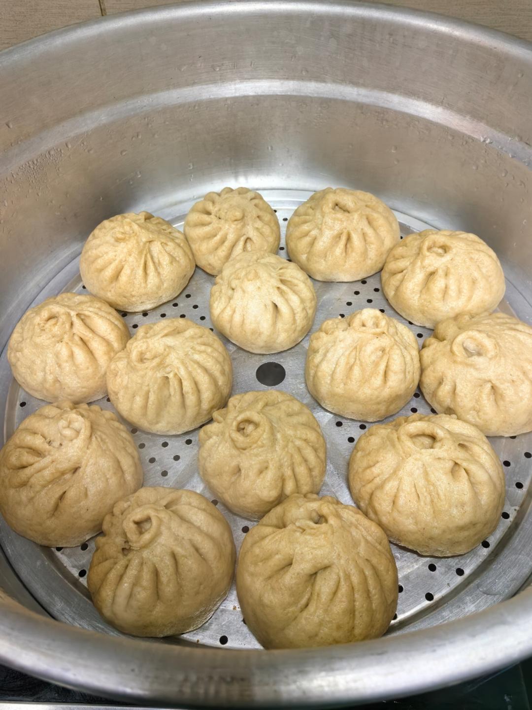 香葱猪肉包