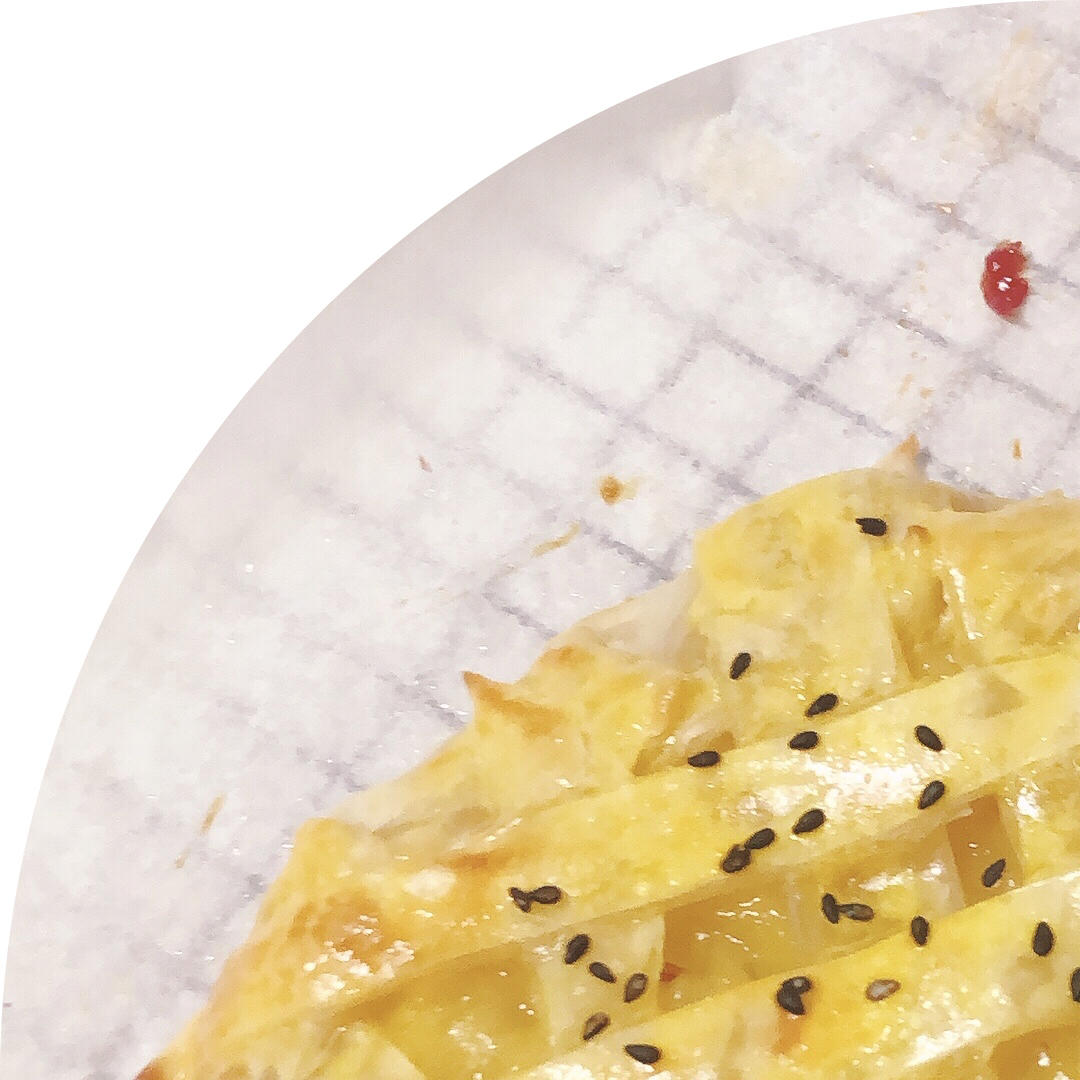 菠萝正当季，一定要试试这款手抓饼版的菠萝派