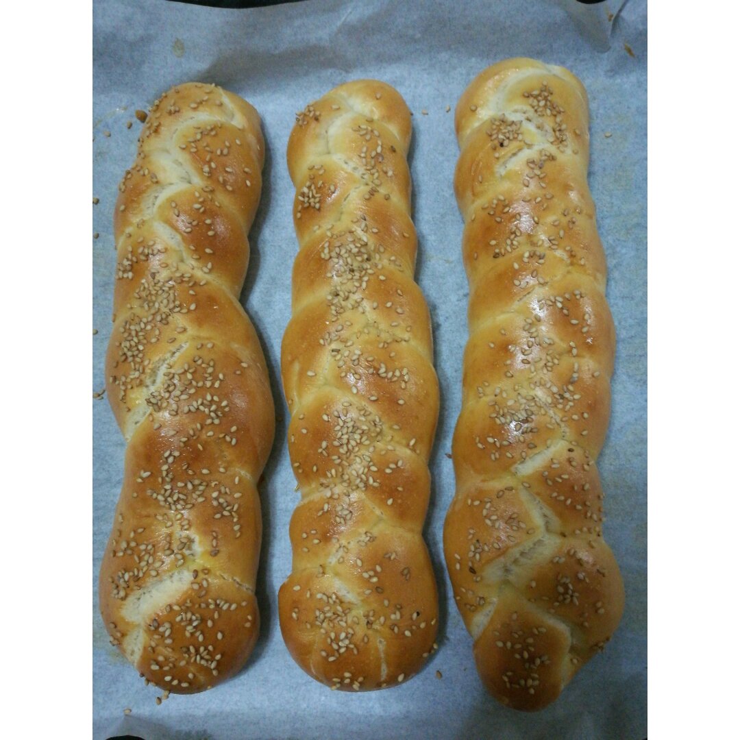 酸奶辫子面包（一次发酵）