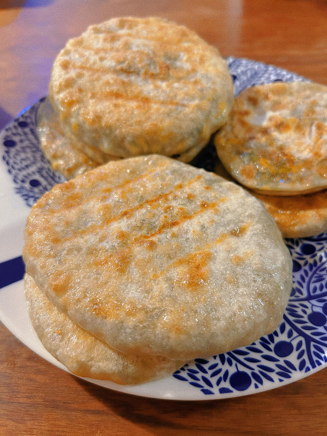 茴香鸡蛋馅饼