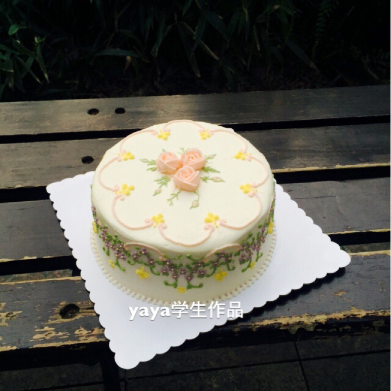 韩式裱花学员作品