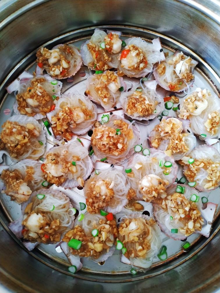 蒜蓉粉丝蒸扇贝