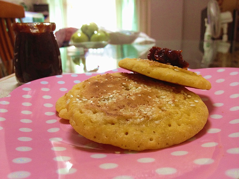 奶香玉米饼