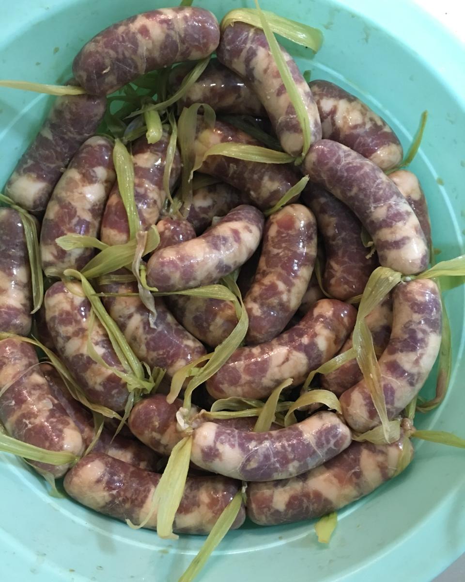 自制广味腊肠