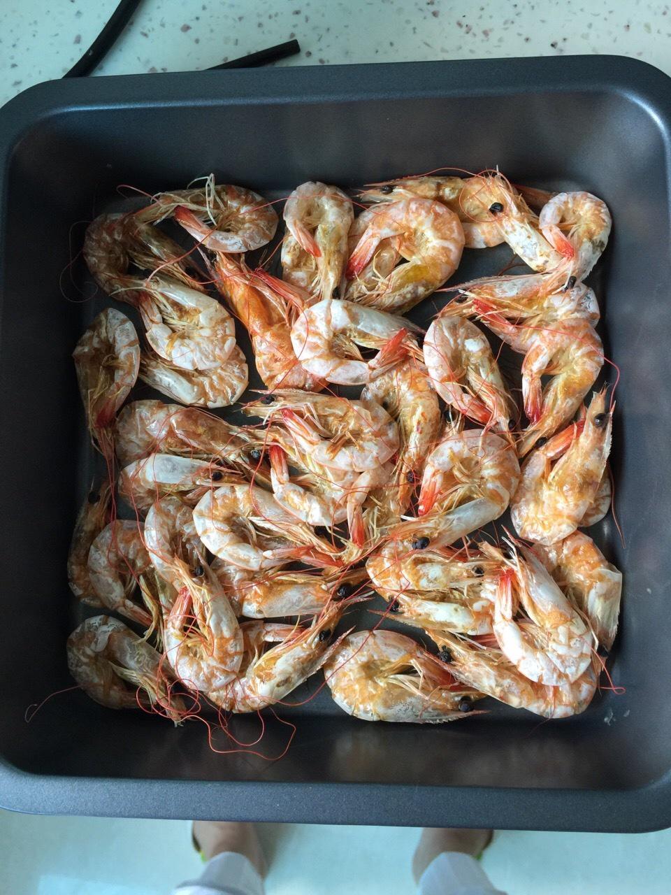 烤干虾的做法