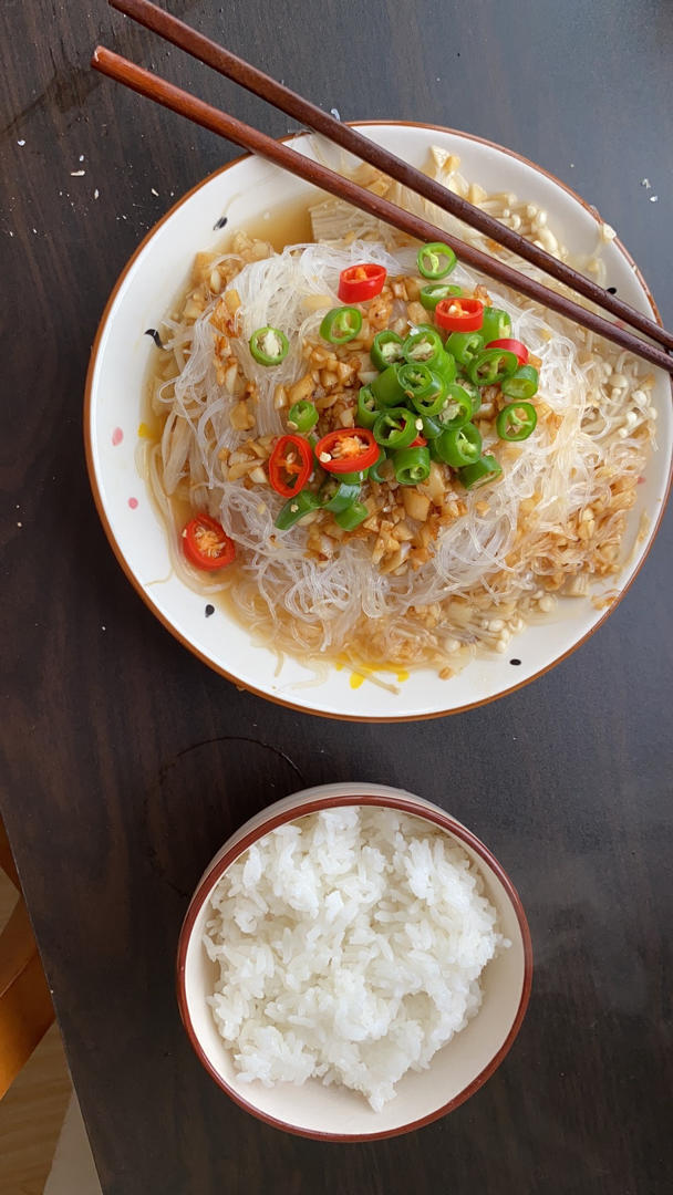 蒜蓉粉丝金针菇