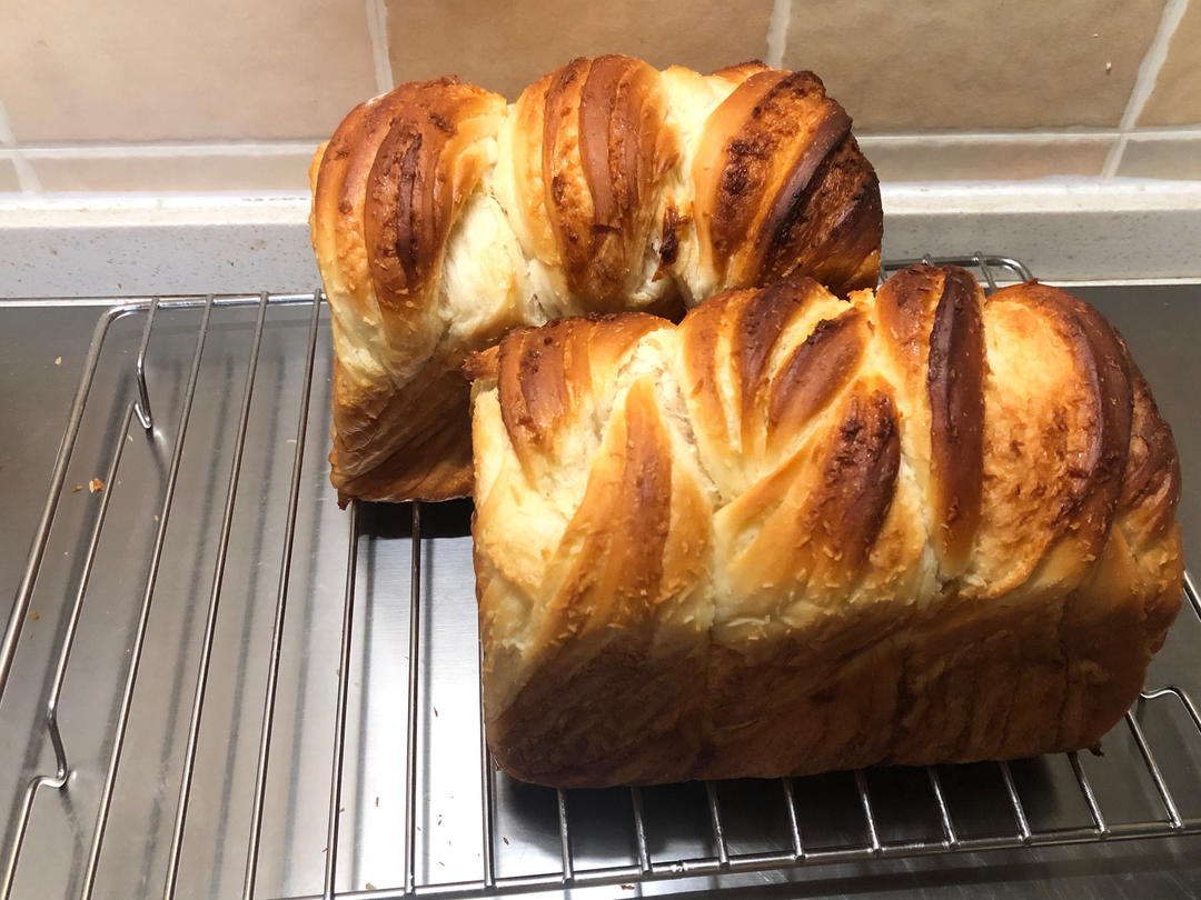 椰蓉满满吐司！幸福的味道。