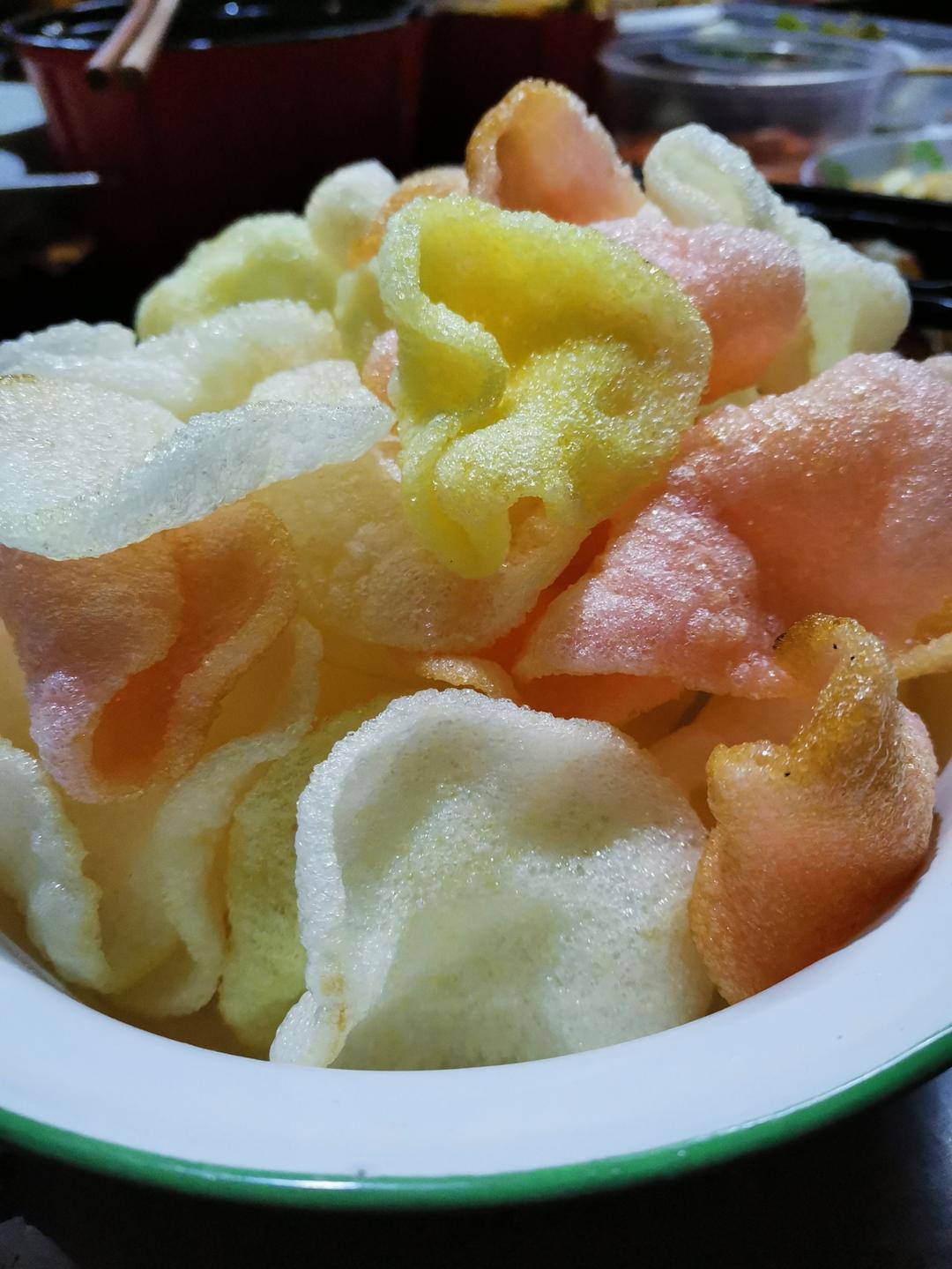 节日零食～炸虾片