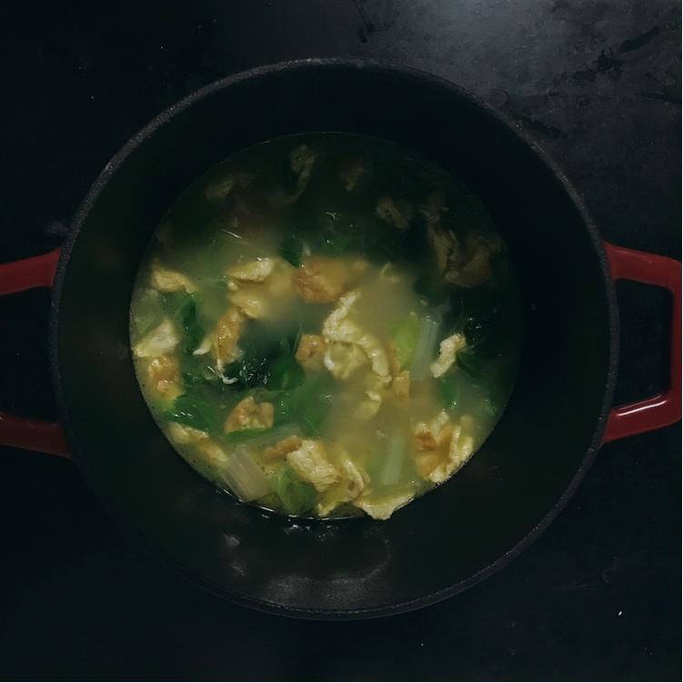 小白菜鸡蛋汤