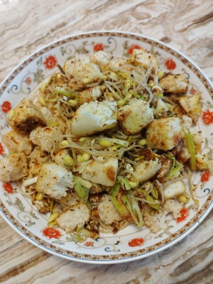 简单零失误～孜然炒馍粒