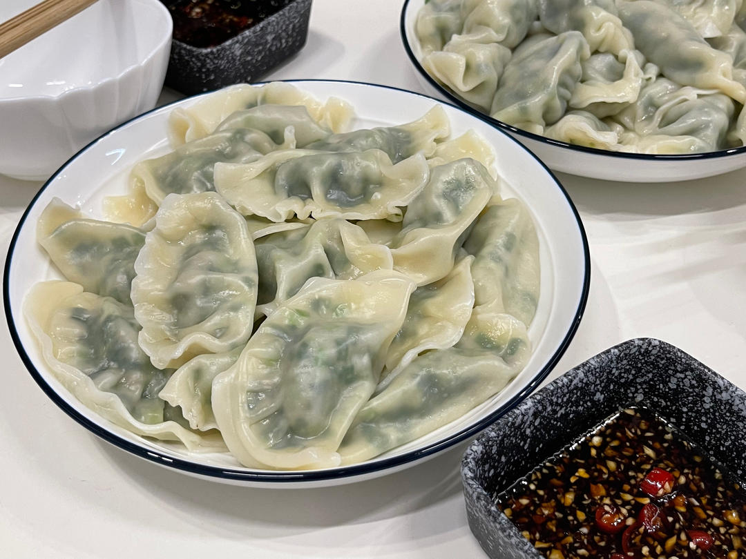 韭菜猪肉馅饺子