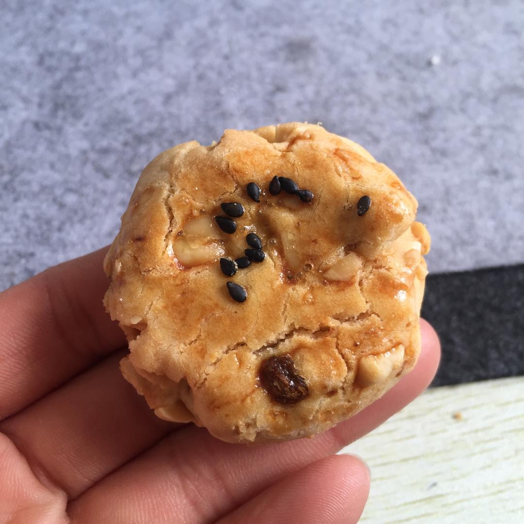 葡萄干花生酥（低油低糖版）