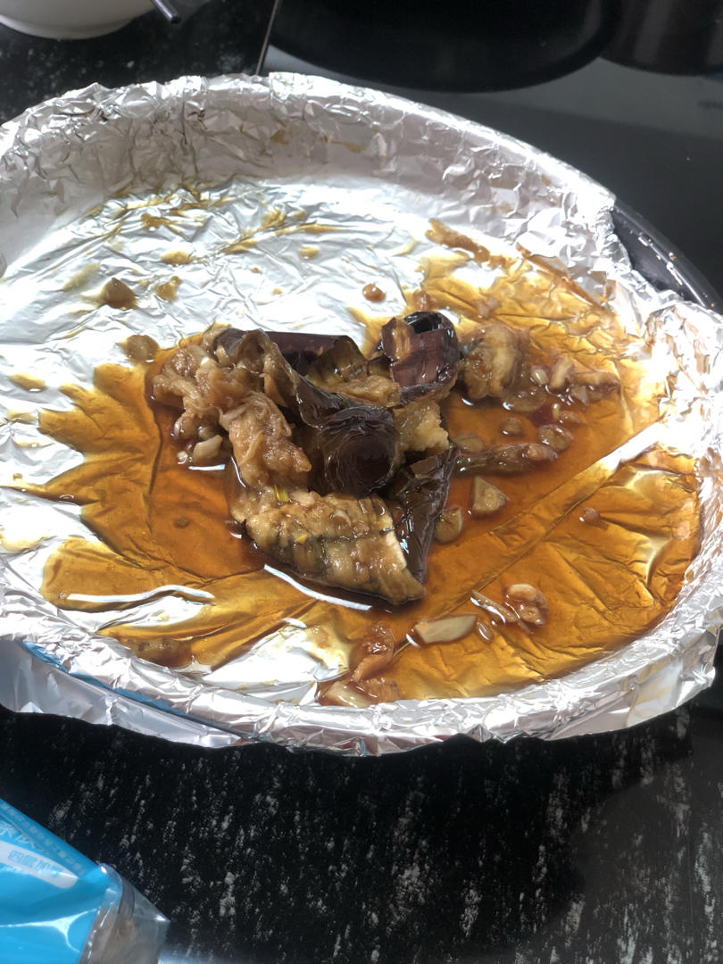 烤箱菜走起--蒜蓉烤茄子