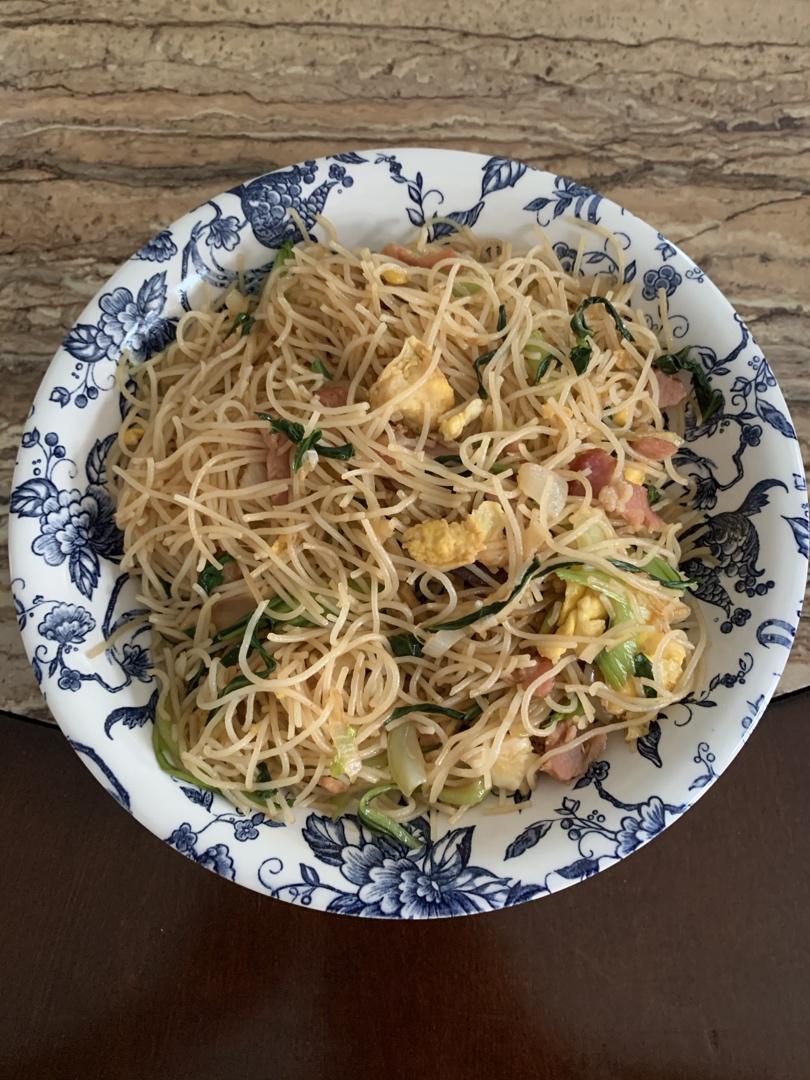 少油三丝炒米粉（炒不烂的秘诀）