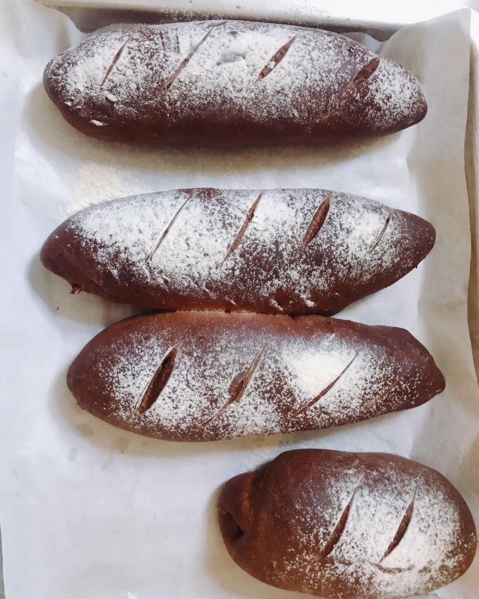 超级好吃简单好做的可可麻薯软欧面包