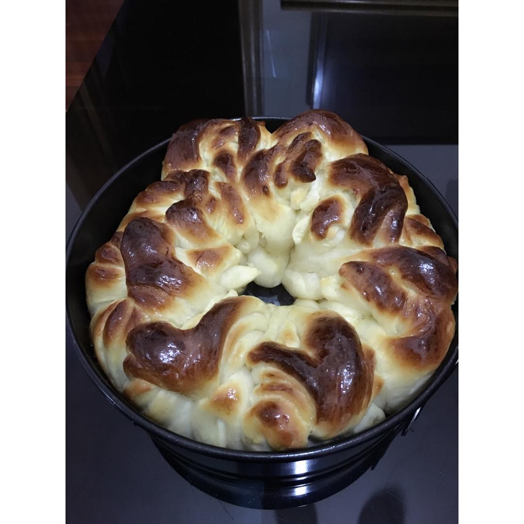 手撕千层花朵面包